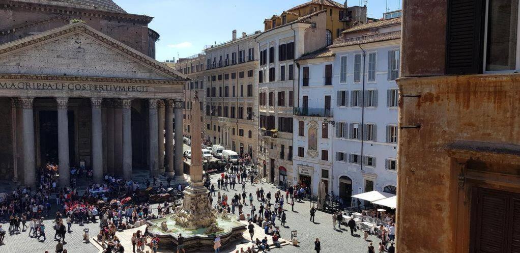Restored Apartment - Stunning Pantheon View Rom Exterior foto